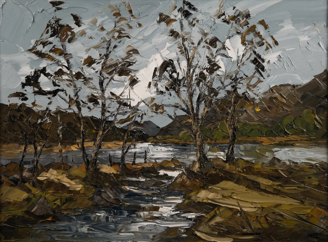Martin Llewellyn - view through trees